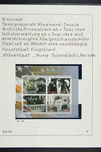 St. Vincent 2003 - 2016 Sammlung Young und Palm Island & Tobago Cays Postfrisch