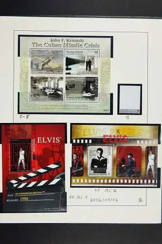 St. Vincent 2003 - 2016 Sammlung Young und Palm Island & Tobago Cays Postfrisch