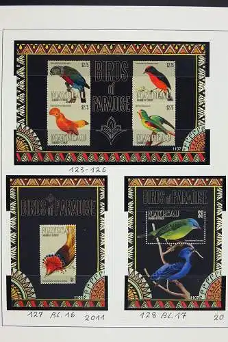 St. Vincent Mayreau 2006 - 2016 Seltene Top-Sammlung Postfrisch MNH im Binder