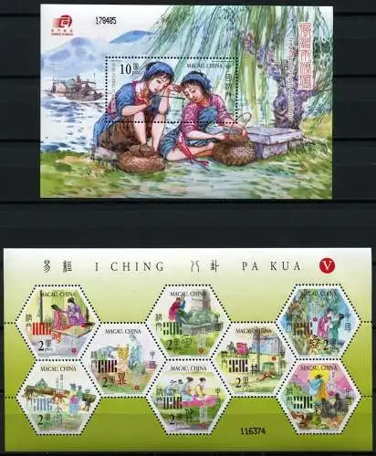 Macau Macao 2006 Hexagramme I Ching Pa Kua IV 1482-1489 Block 148 MNH