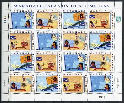 Marshall Inseln 2013 Kinderspiele Children Kinder ZD-Kleinbogen Postfrisch MNH