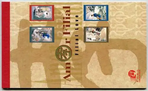 Macau Macao 2002 Elternliebe Filial Love Markenheft 1231-1234 Stamp Booklet MNH