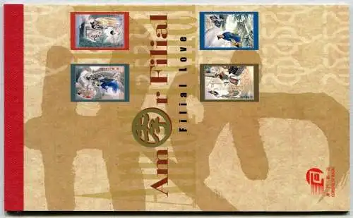 Macau Macao 2002 Elternliebe Filial Love Markenheft 1231-1234 Stamp Booklet MNH