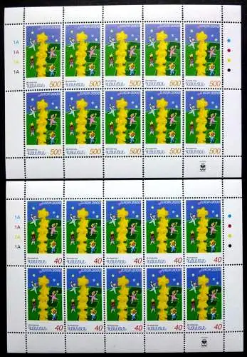 Armenien Armenia 2000 Europa CEPT 375-376 Kleinbögen MNH