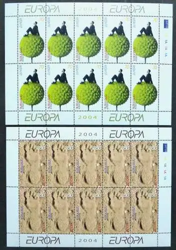 Armenien Armenia 2005 Europa CEPT Ferien Urlaub 2004 510-511 Kleinbögen MNH