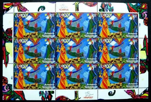 Armenien Armenia 2010 Europa CEPT Kinderbücher 713 Kleinbogen Postfrisch MNH