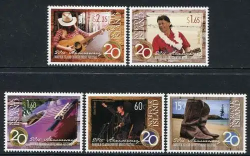 Norfolk-Insel 2013 Country Musik Festival Musiker Sänger Music MNH