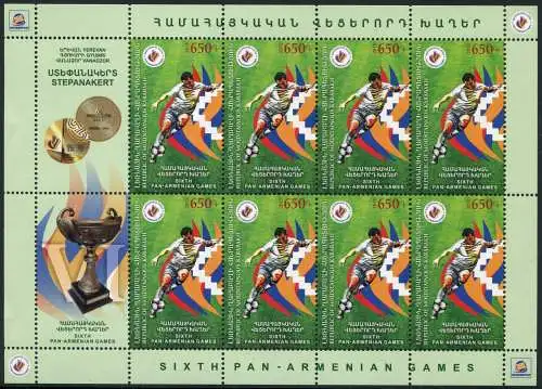 Berg-Karabach Nagorno Karabakh 2015 Fußball Soccer Pan-Armenische Spiele MNH