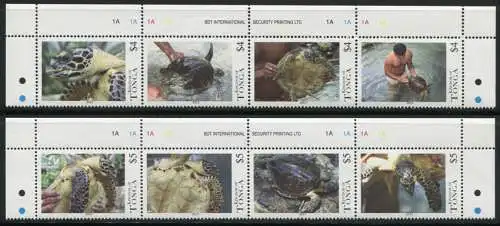 Tonga 2013 Schildkröten Seeschildkröten Turtles I Meerestiere MNH