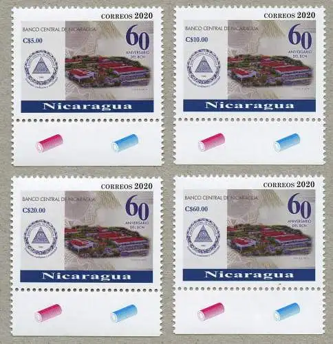 Nicaragua 2020 Zentralbank Architektur Notenbank Banco Central BCN MNH