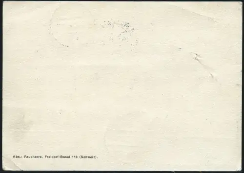Zeppelin Schweiz 1933 Italienfahrt Romanshorn Abwurf Neapel Si 207 Da / 729