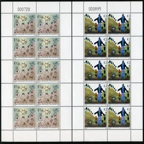Kosovo 2015 Europa CEPT Spielzeug Toys 312-313 Kleinbögen Postfrisch MNH