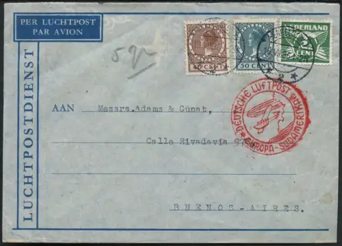 Katapult Niederlande 1936 Brief Hengelo Berlin Buenos Aires Catapult / 412
