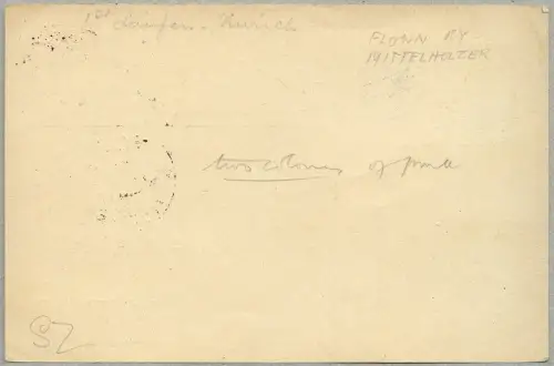 Schweiz 1924 Ganzsache mit ZuF SST Flugpost Erstflug Laufen - Zürich / 81