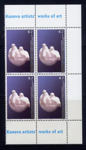 Kosovo 2006 Kunst Skulptur Art Viererblock 63 Postfrisch MNH