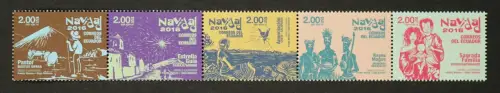 Ecuador 2016 Weihnachten Christmas Berg Stern Indios MNH