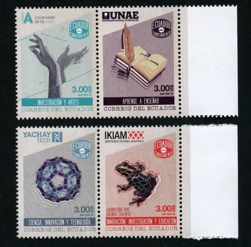 Ecuador 2016 Universitäten Literatur Bildung Kunst Wissenschaft University MNH
