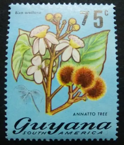 Guyana 1981 Blume Blüte Flower Blossom Pflanze Plant Aufdruck 628 MNH