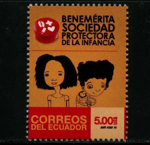 Ecuador 2016 Schutz der Kinder Children Protection Postfrisch MNH