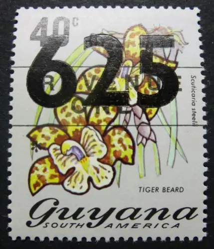 Guyana 1981 Blume Blüte Flower Blossom Pflanze Plant Aufdruck 676 Postfrisch MNH