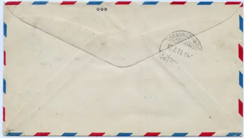 Katapult 1931 USA Brief New York Landpost Braunschweig Catapult H 56a / 1069