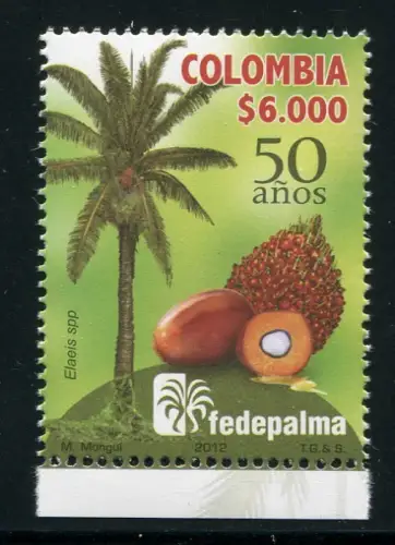 Kolumbien Colombia 2012 Palme Palm Kokosnuss Coconut Pflanze Plant MNH
