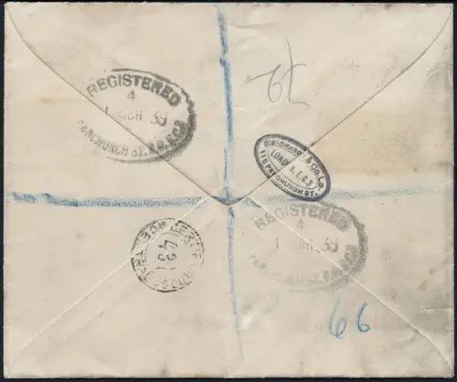 Katapult 1939 GB Reko-Brief MiF 51 Pence Argentinien Catapult H 728 / 1079