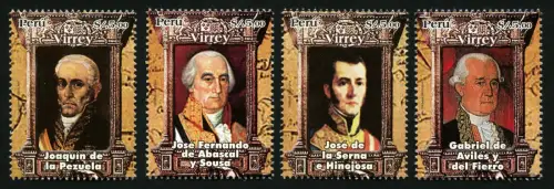 Peru 2016 Vizekönige Gemälde Paintings Kunst Art Geschichte History MNH