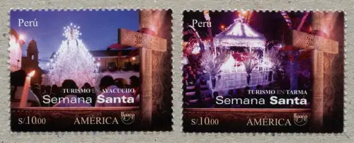 Peru 2017 UPAEP Tourismus Heilige Woche Religion Kirche Tourism Postfrisch MNH