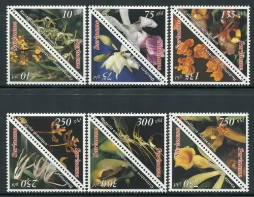Surinam 1996 Orchideen Orchids Blumen Blüten Blossoms Flowers 1534-1546 MNH