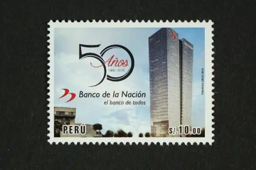 Peru 2016 Nationalbank National Bank Architektur Architecture Postfrisch MNH