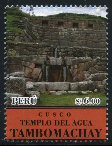 Peru 2014 Tambomachay Archäologie Ruinen Archeology Ruins Tempel Postfrisch MNH