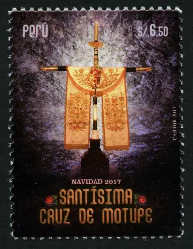 Peru 2017 Weihnachten Christmas Natal Navidad Kreuz Religion Altar MNH