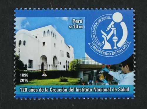 Peru 2016 Nationales Gesundheitsamt Medizin Wissenschaft Medicine Postfrisch MNH
