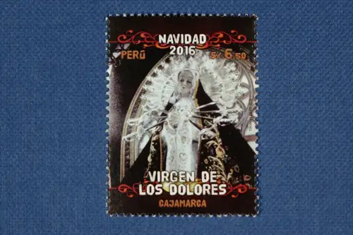 Peru 2016 Weihnachten Christmas Navidad Madonna Religion Brauchtum MNH