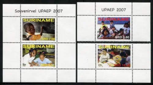 Surinam 2007 UPAEP Bildung Kinder Schule Bildung 2158-2159 Block 103 MNH