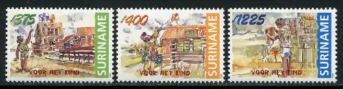 Surinam 1998 Drachen Kinder Children 1674-1676 MNH
