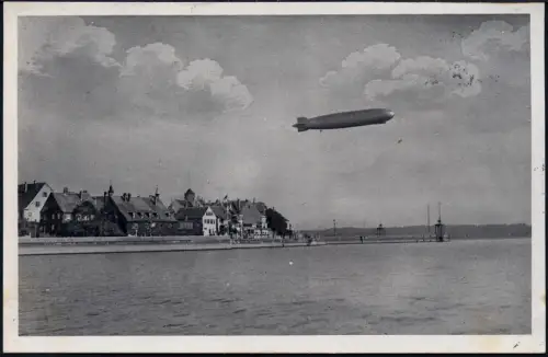 Zeppelin Dt. Reich 1929 Zürich Dübendorf AK Abwurf Winterthur Si 45 c / 1789 RAR