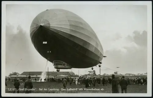 Zeppelin Dt. Reich 1930 Schweiz Liechtenstein Bordpost Abwurf Vaduz Si 79 B/1022