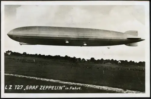 Zeppelin Dt. Reich 1930 Spanienfahrt Bordpost Rückfahrt 17.4.30 Si 52 C / 1797