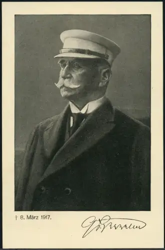  Dt. Reich Privat-Bildpostkarte PP 117 E2 Portrait Graf Zeppelin Ungebraucht/ 68