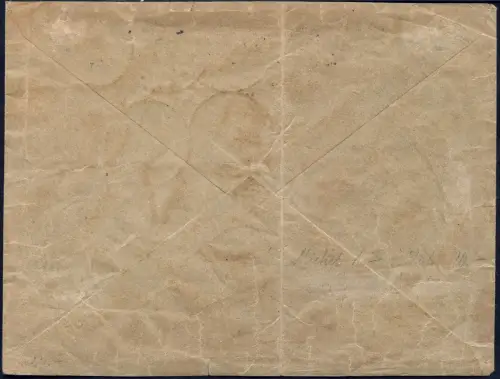 Kiautschou 1901 Michel 1 II Block/6 Typen 1 + 2 ZDR Brief Attest BPP /94