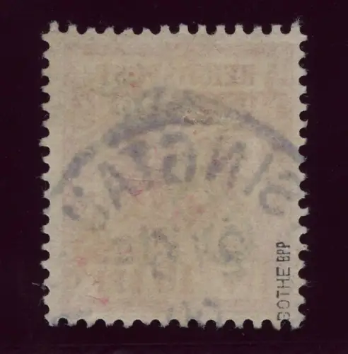 Kiautschou 1900 Michel 1 II b Type 3 a Tsingtau 2/6/00 LUXUS Attest BPP/ 101