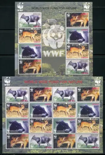 Liberia 2004 WWF Ducker Wildtiere 5100-5103 Kleinbögen Postfrisch MNH