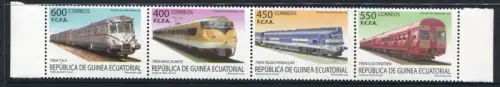 Äquatorialguinea Guinea Ecuatorial 2005 Eisenbahn Trains Railroads 1975-1978 MNH