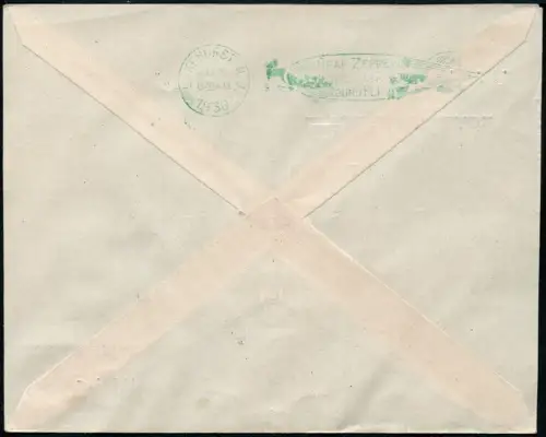Zeppelin 1930 Brasilien SAF Brief MiF ZP 5 Recife Cincinnati Si 59 E/ 2440