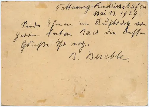 Zeppelin 1929 Dt. Reich Amerikafahrt Abbruchstempel EF 2 RM USA Si 26 A / 2479