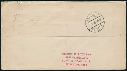 Brasilien 1930 Luftpost + Seepost Condor Cap Arcona aus Rio nach Berlin / 274