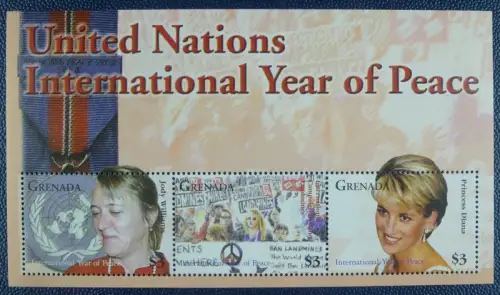 Grenada 2004 Jahr des Friedens UNO Lady Diana 5493-5495 Postfrisch MNH