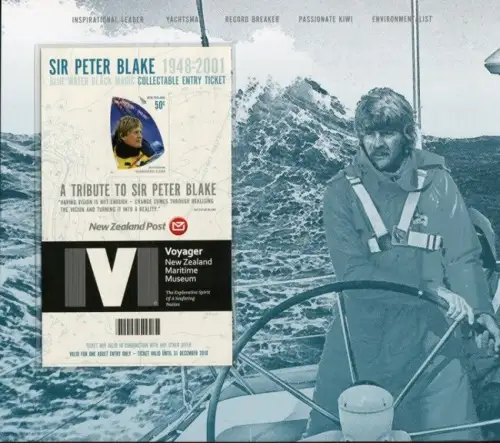 Neuseeland New Zealand 2009 Sir Peter Blake Umweltschutz Block 251 Folder MNH